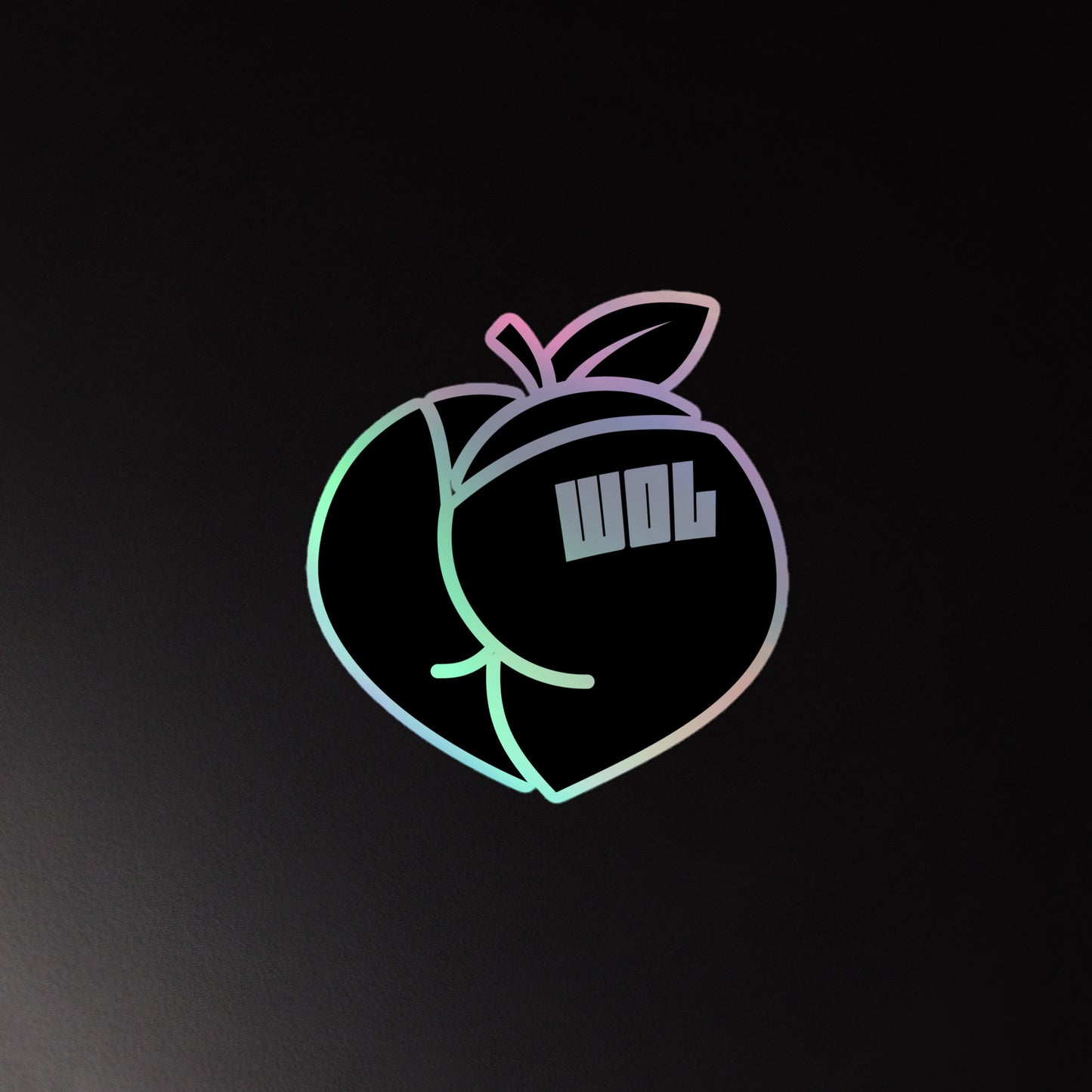 🍑 Holographic stickers