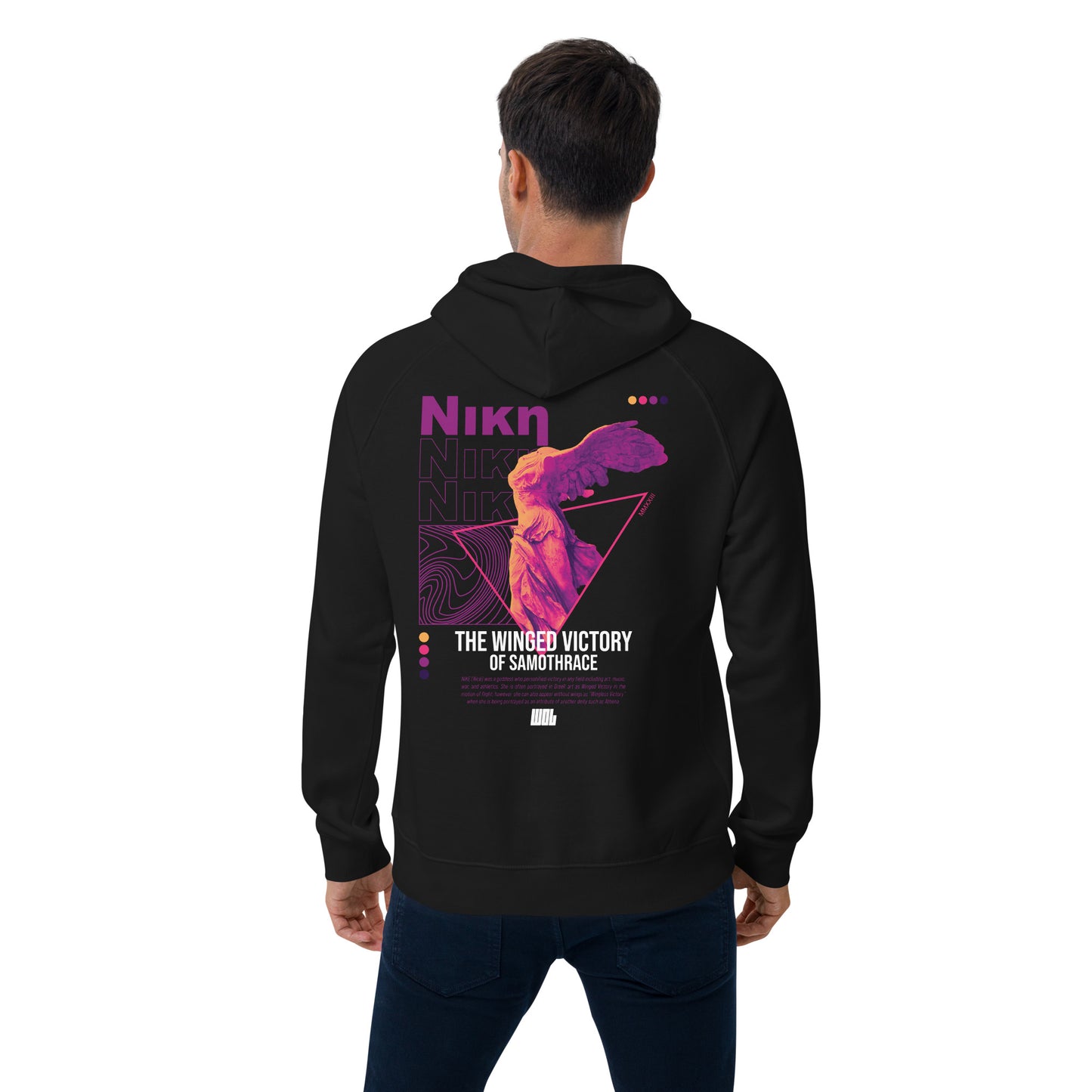 Nikh Victory Black Unisex Pullover Hoodie