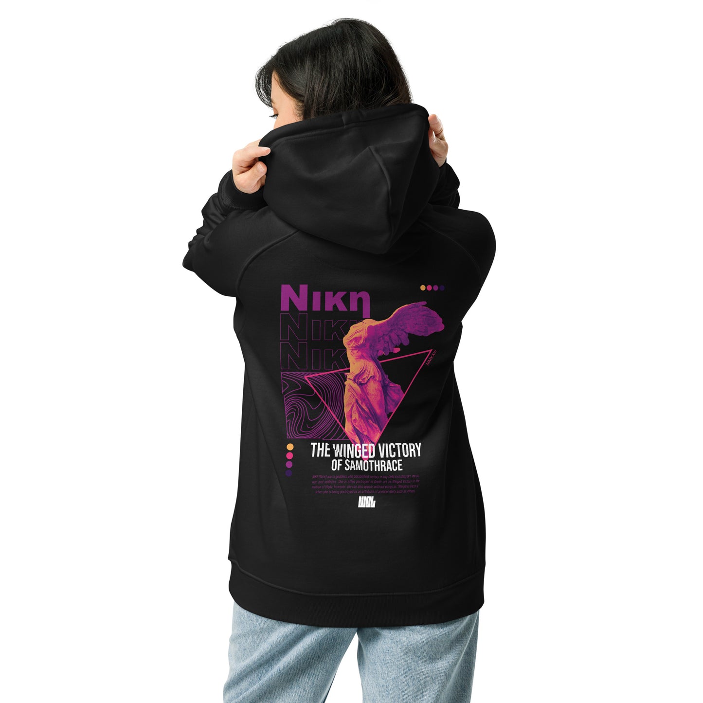 Nikh Victory Black Unisex Pullover Hoodie