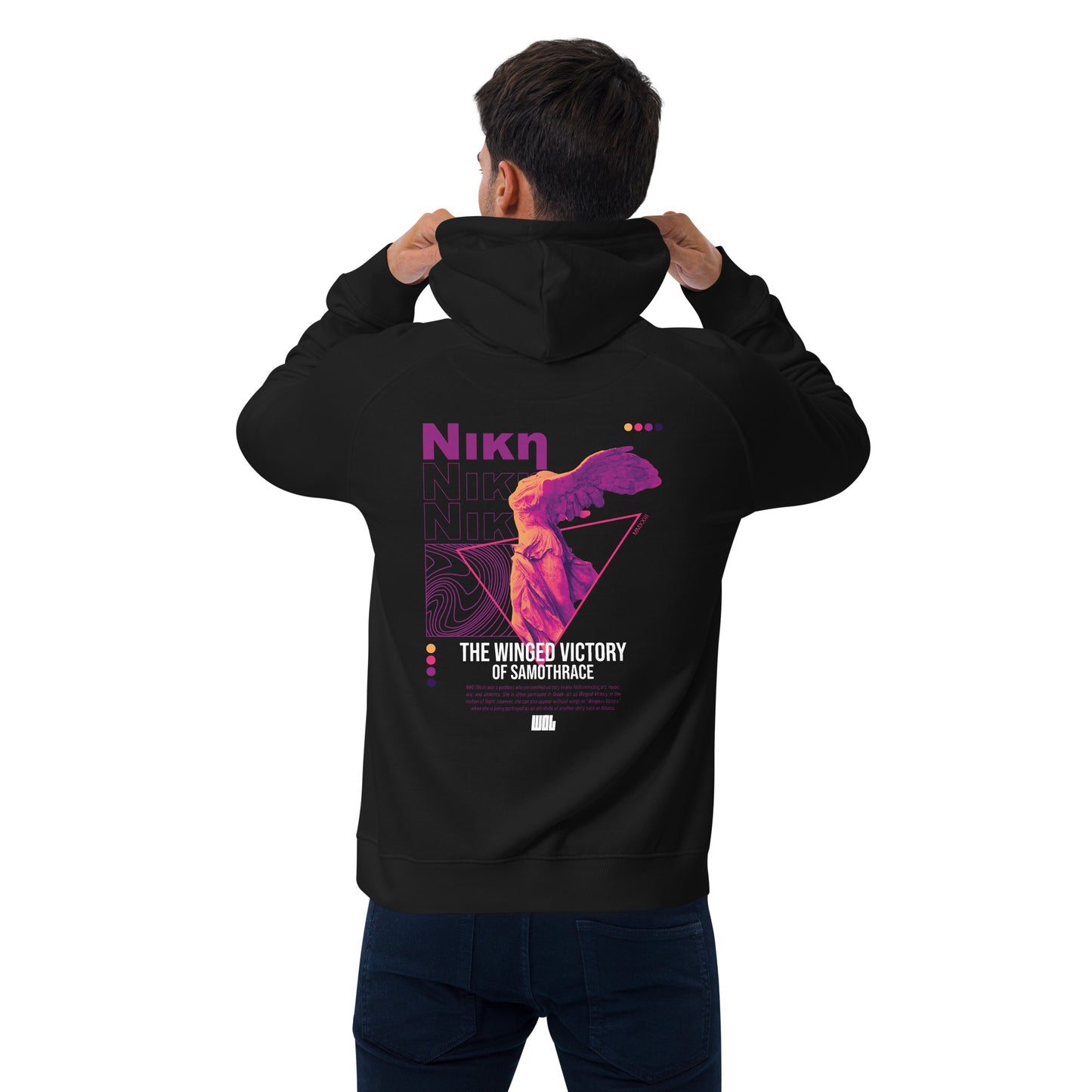 Nikh Victory Black Unisex Pullover Hoodie